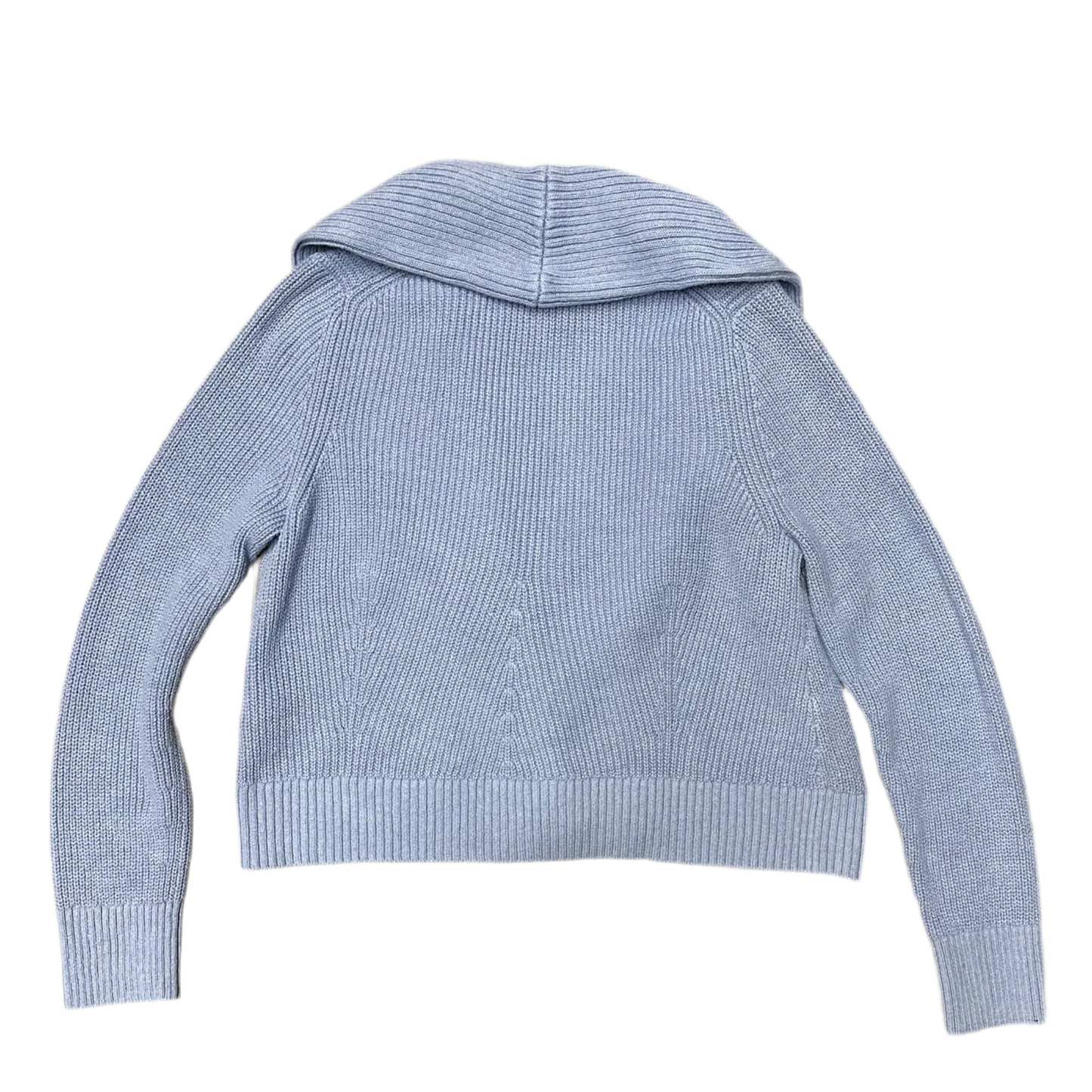 Sweater Cardigan By Banana Republic In Blue, Size: M