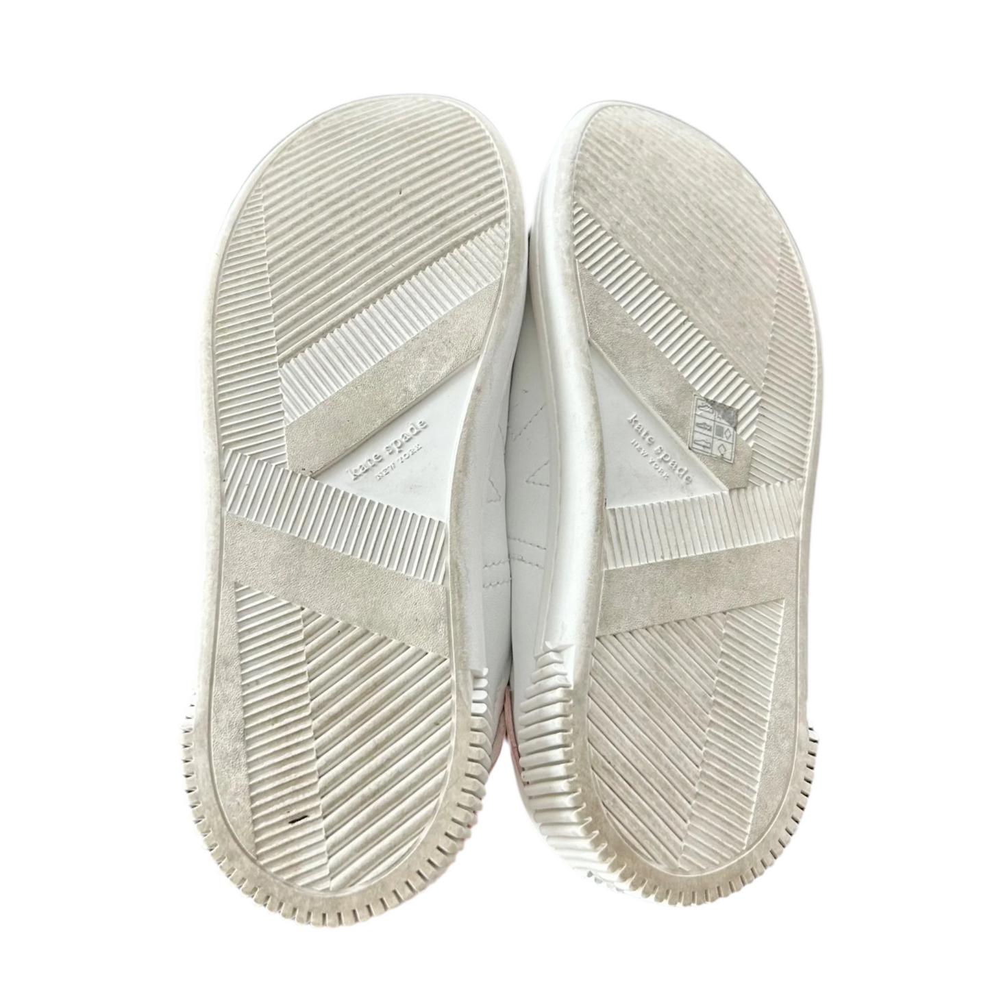 Shoes Designer By Kate Spade In Pink & White, Size: 8