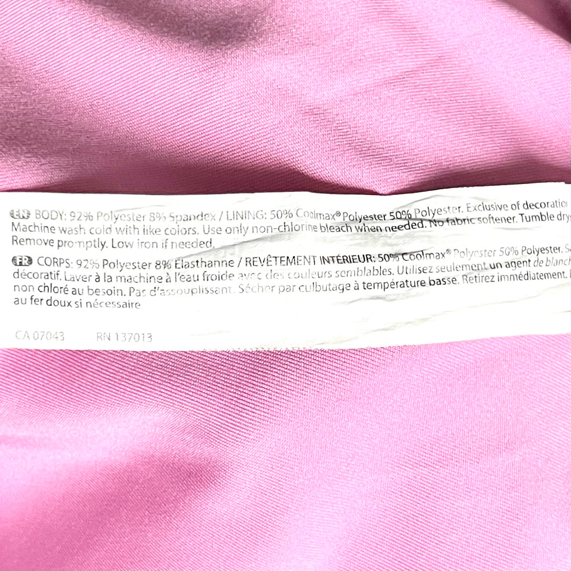Athletic Leggings By Bally In Pink, Size: M