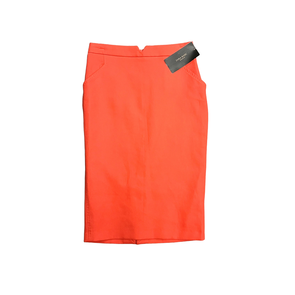 Skirt Midi By Zara Basic Size: S