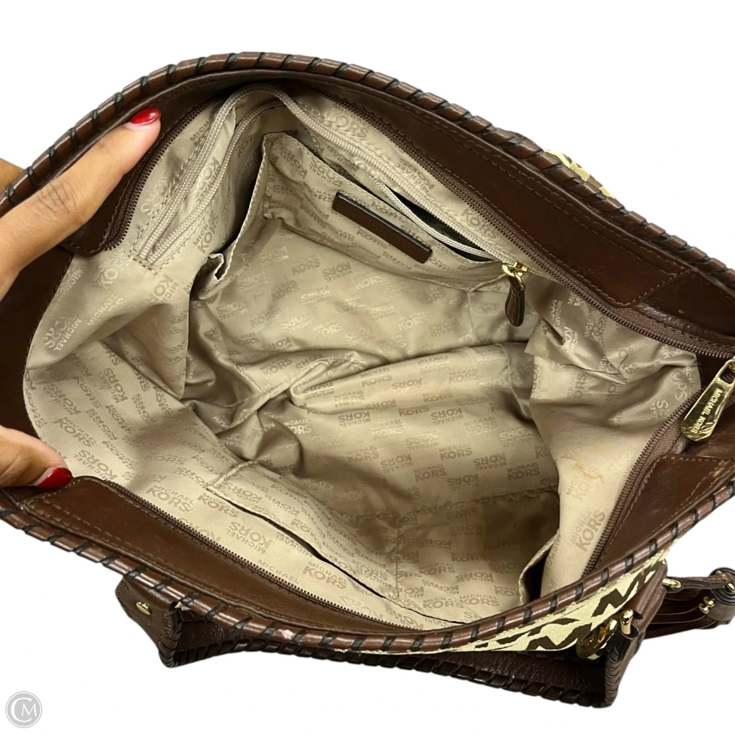 Handbag Designer By Michael Kors, Size: Large