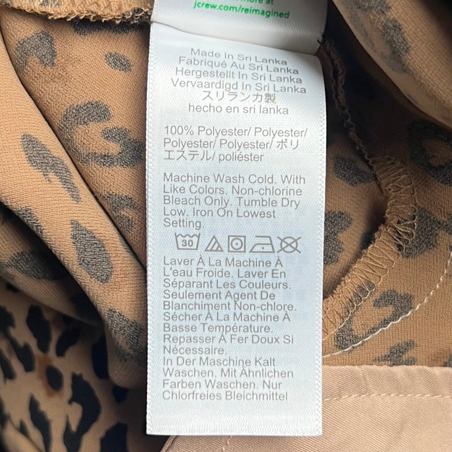 Pants Lounge By J. Crew In Leopard Print, Size: 8