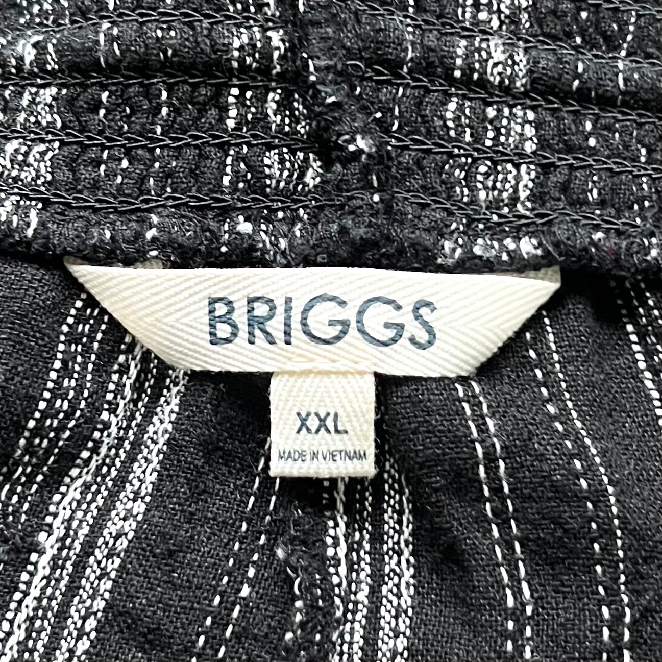 Shorts By Briggs In Black & White, Size: Xxl