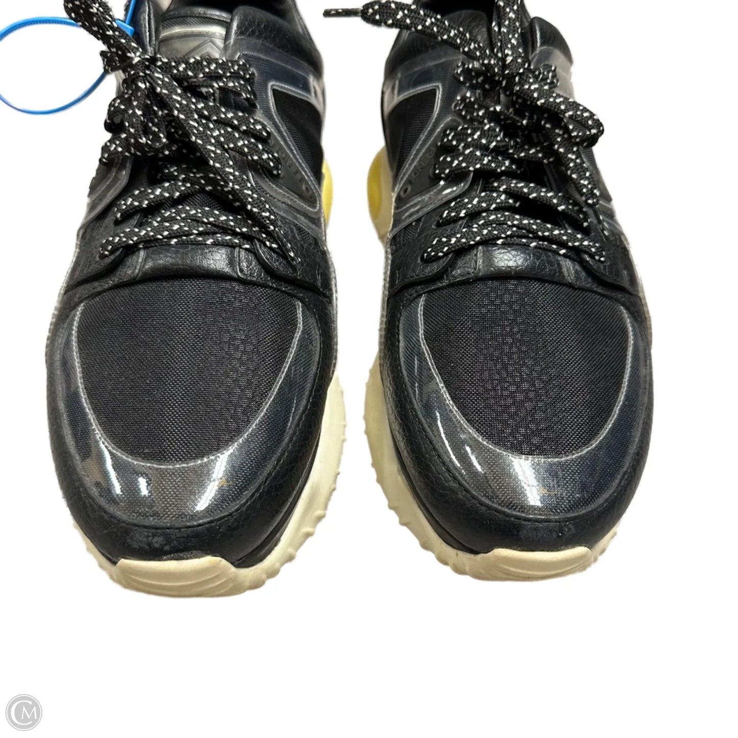 Shoes Luxury Designer By Fendi In Black & Blue, Size: 9.5
