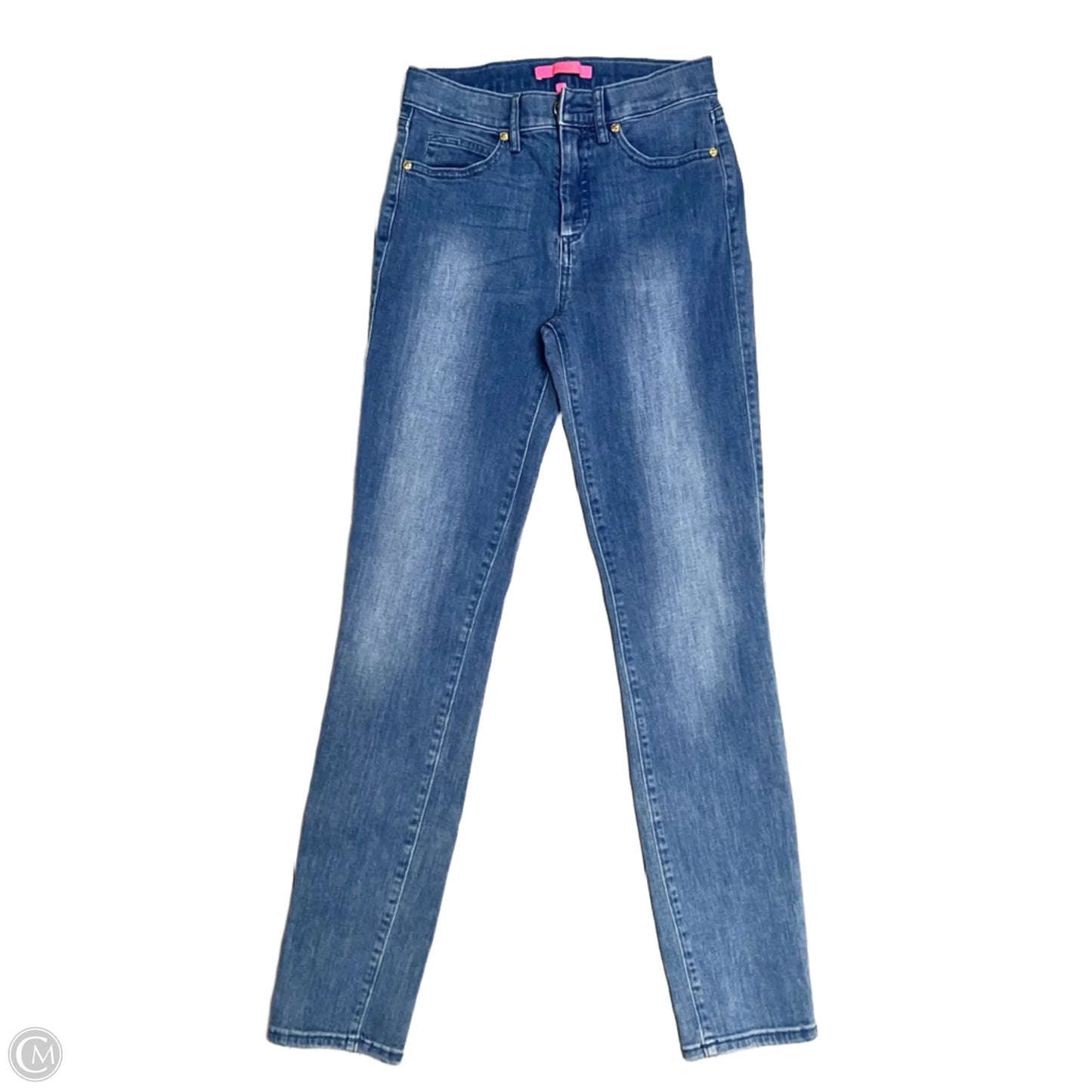 Jeans Skinny By Lilly Pulitzer In Blue Denim, Size: 0