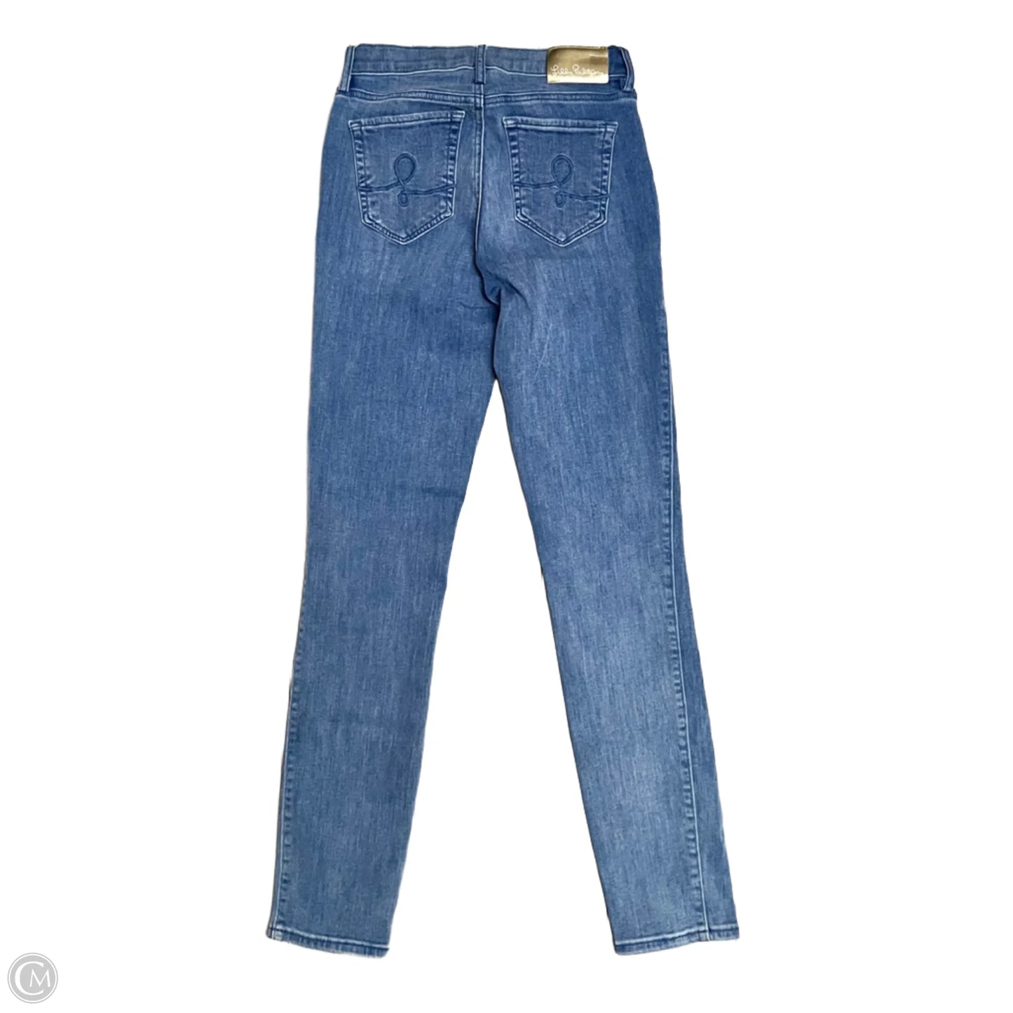 Jeans Skinny By Lilly Pulitzer In Blue Denim, Size: 0