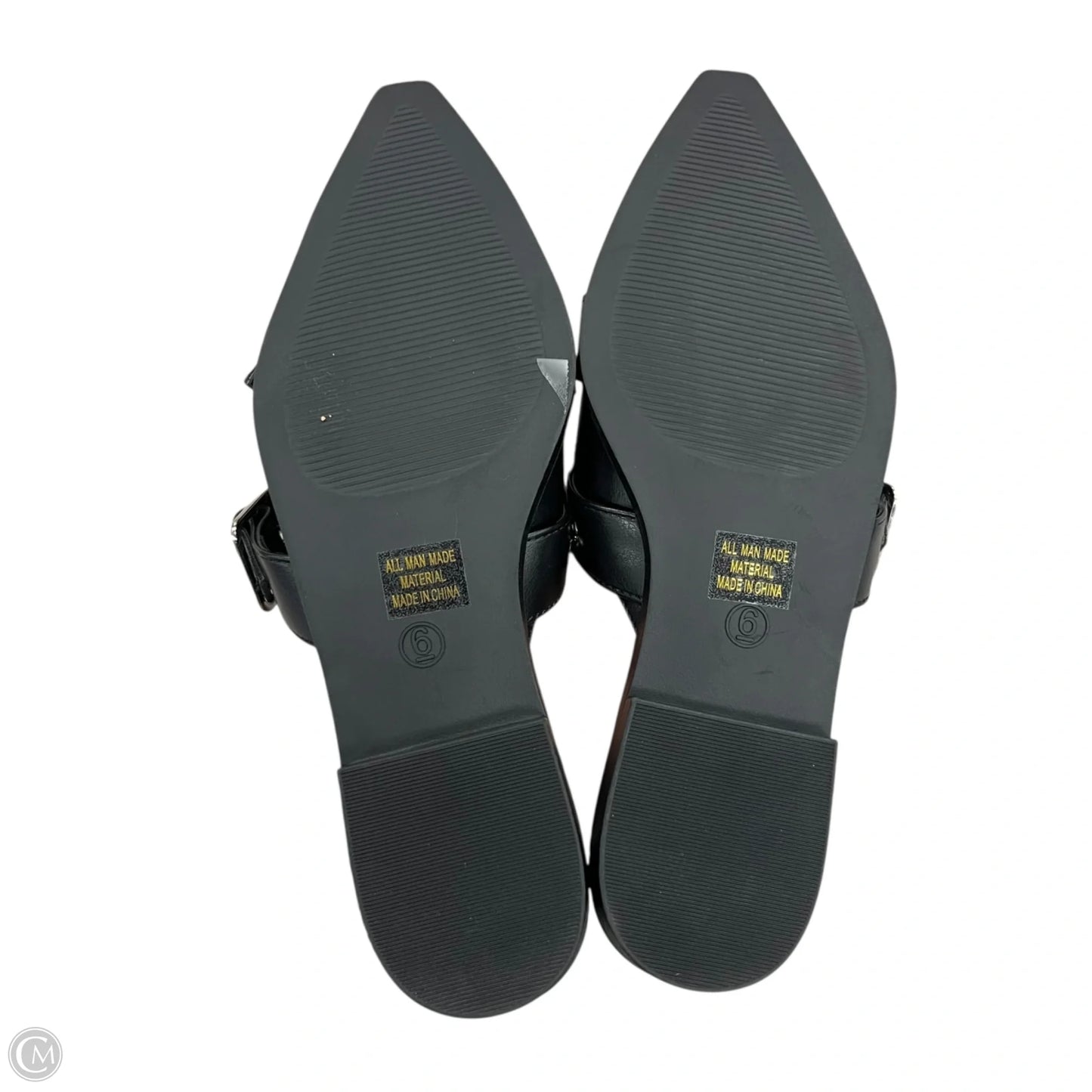 Shoes Flats By Soda In Black, Size: 6