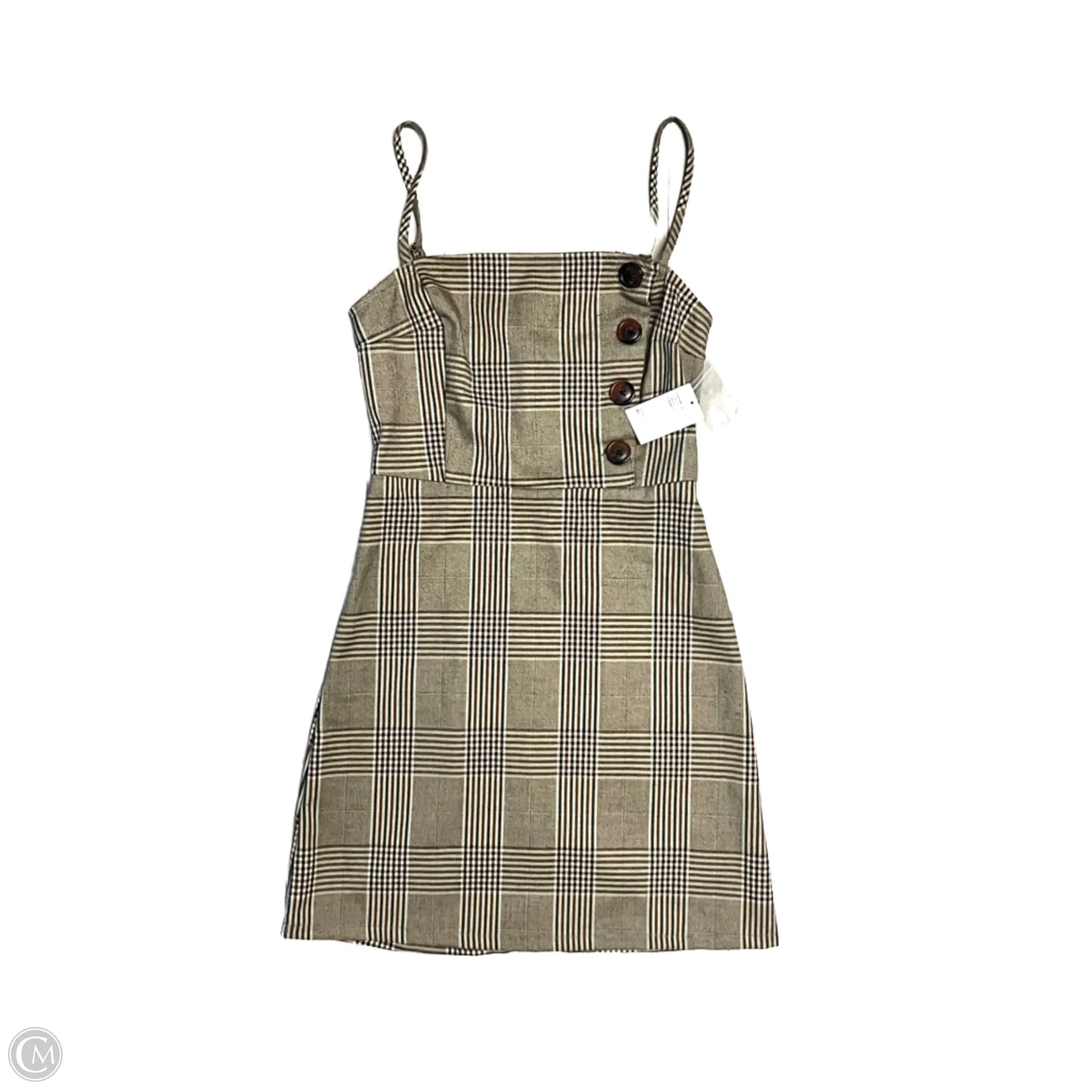 Dress Casual Short By Urban Outfitters In Plaid Pattern, Size: Xs