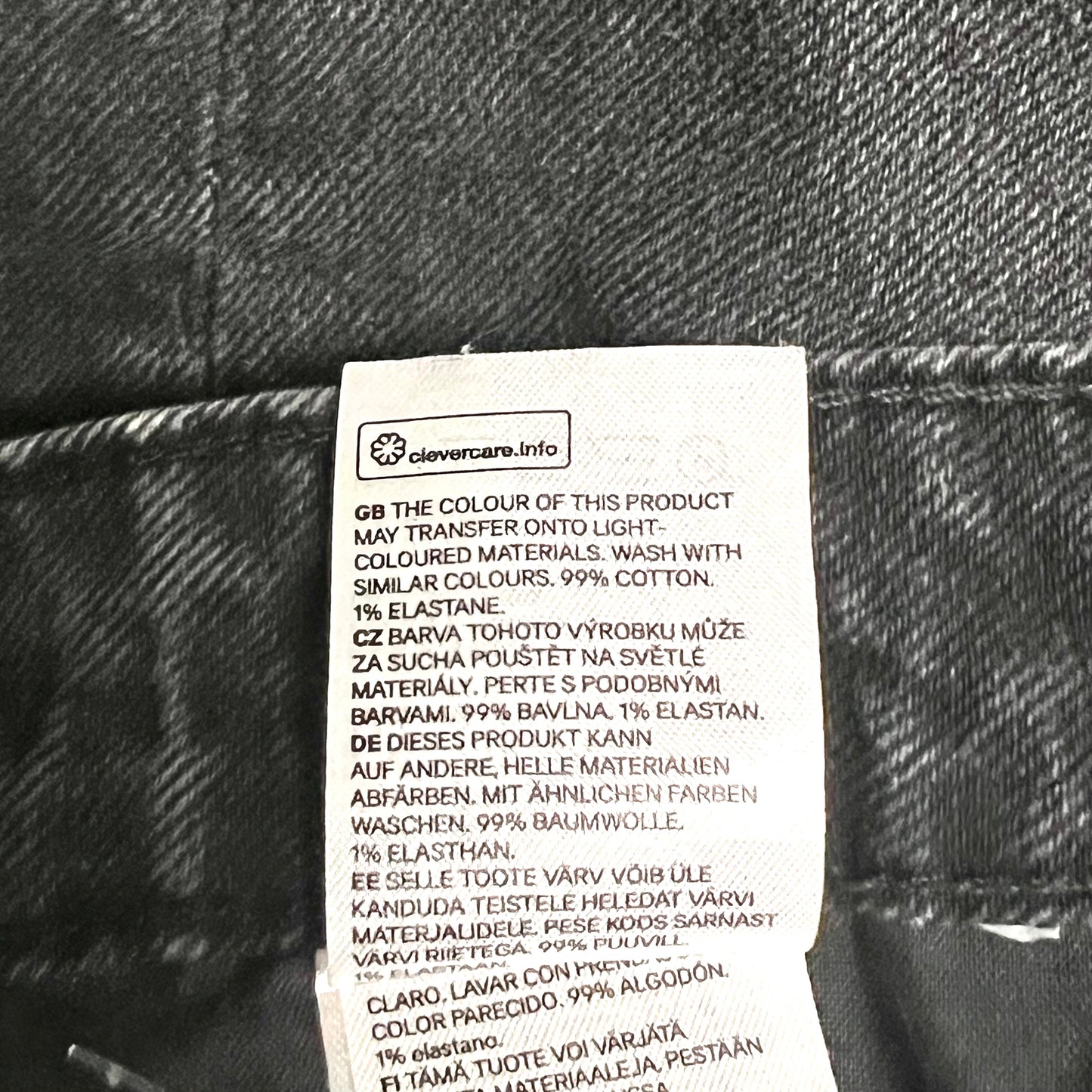 Shorts By H&m In Black Denim, Size: M