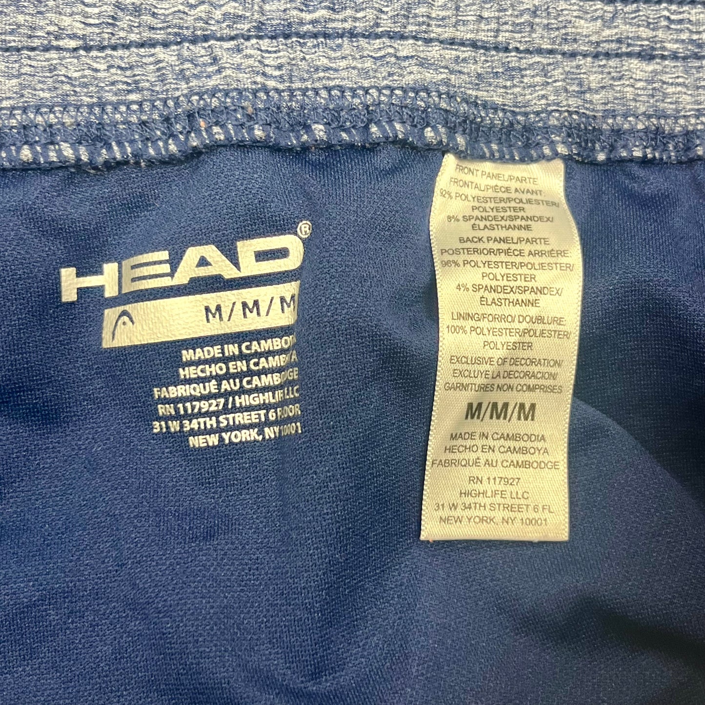 Athletic Shorts By Head In Navy, Size: M