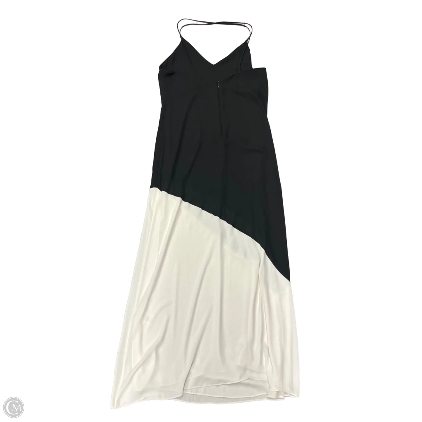 Dress Designer By Alice + Olivia In Black & Cream, Size: L
