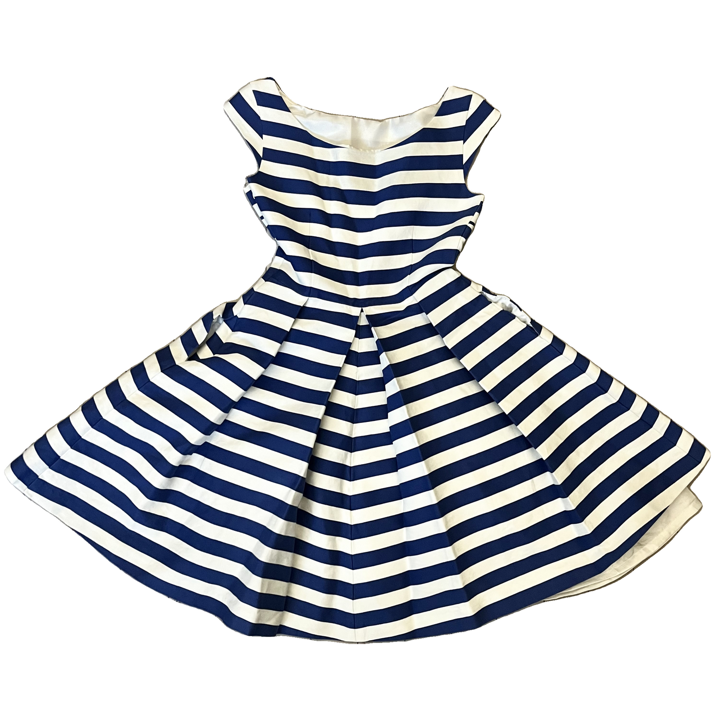 Dress Designer By Kate Spade In Blue & White, Size: Xs