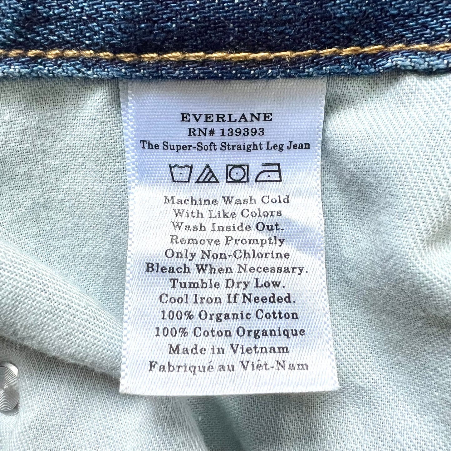 Jeans Skinny By Everlane In Blue Denim, Size: 2
