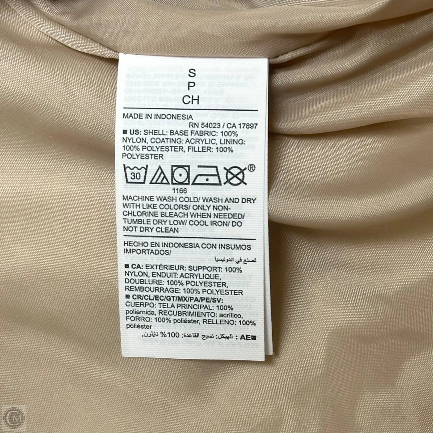 Coat Puffer & Quilted By Old Navy In Tan, Size: S