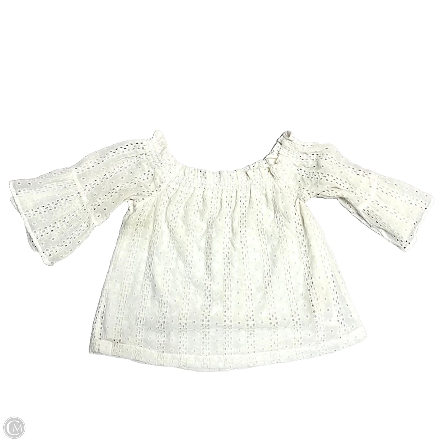 Top Short Sleeve By Floreat In White, Size: S