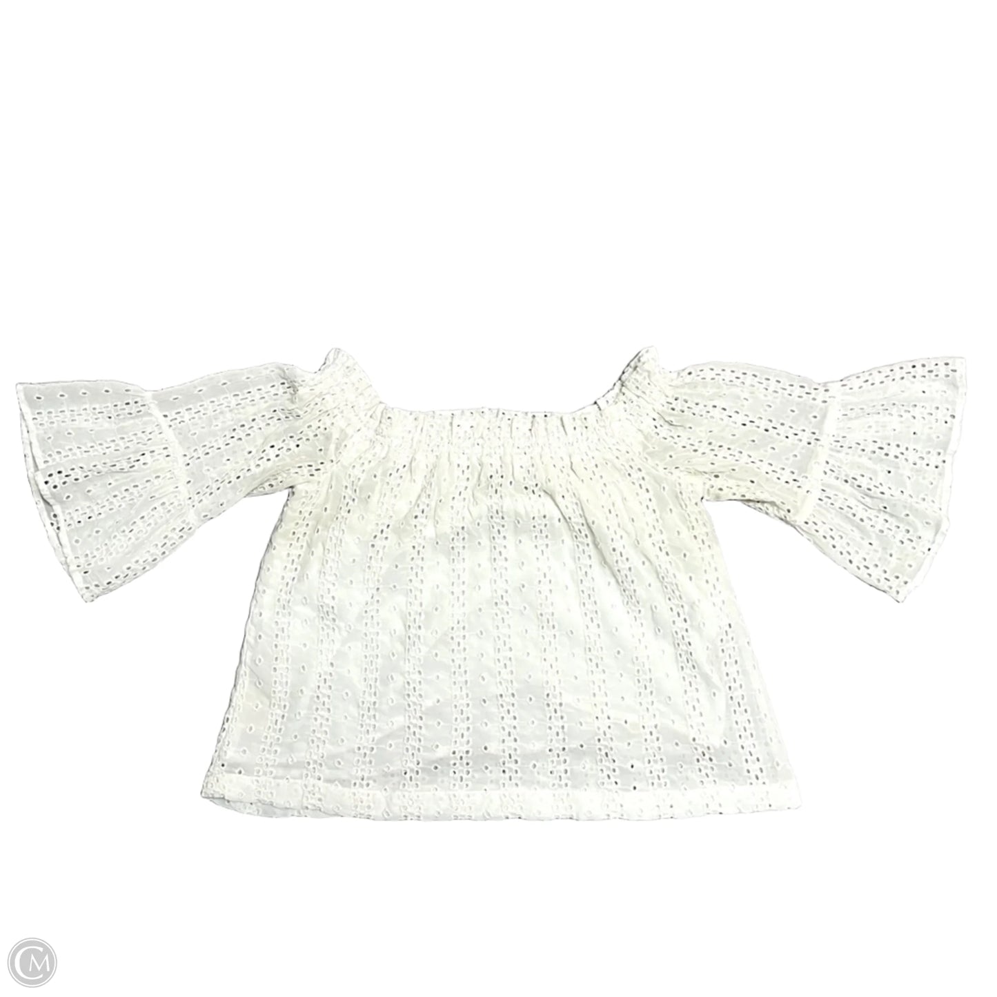 Top Short Sleeve By Floreat In White, Size: S