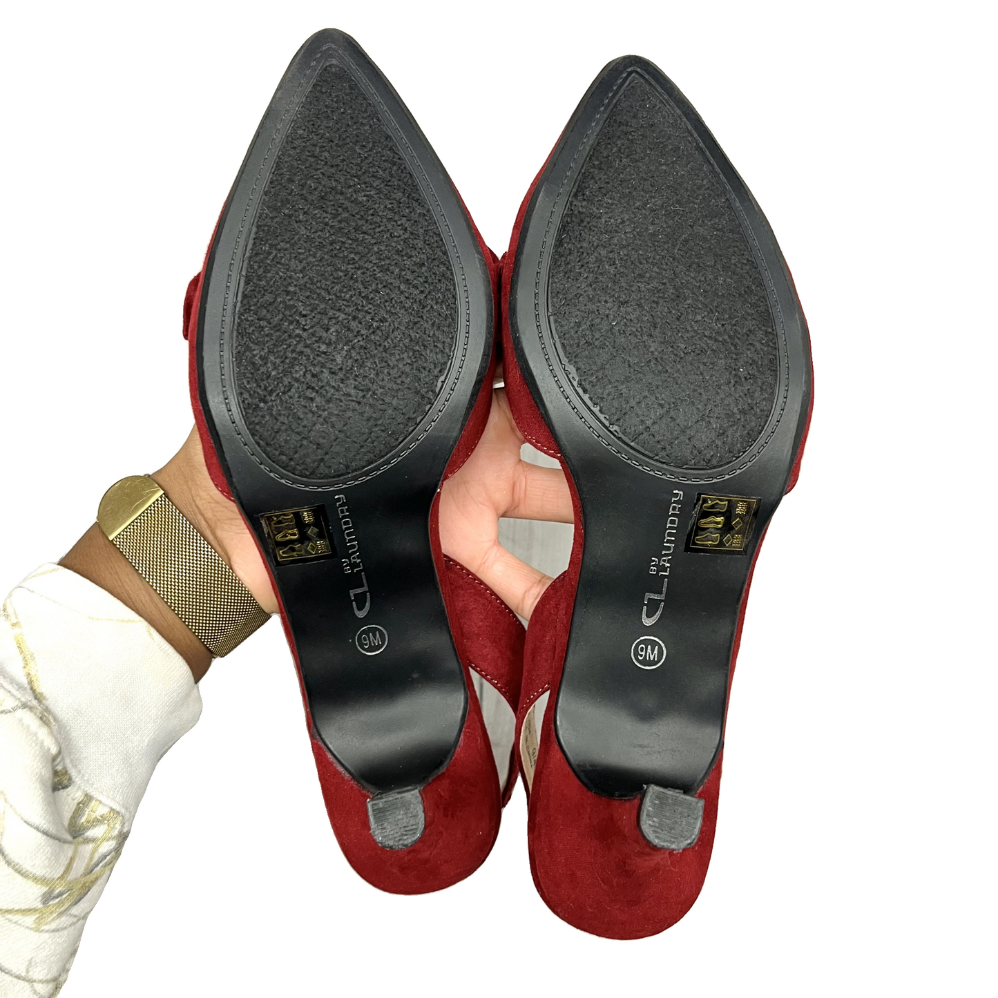 Shoes Heels Kitten By Cl By Chinese Laundry In Red, Size: 9