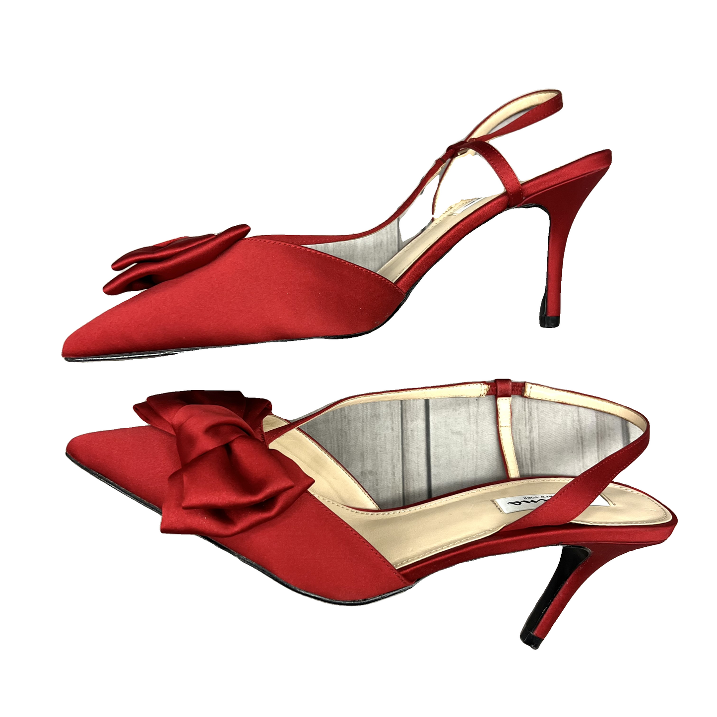 Shoes Heels Kitten By Nina In Red, Size: 9