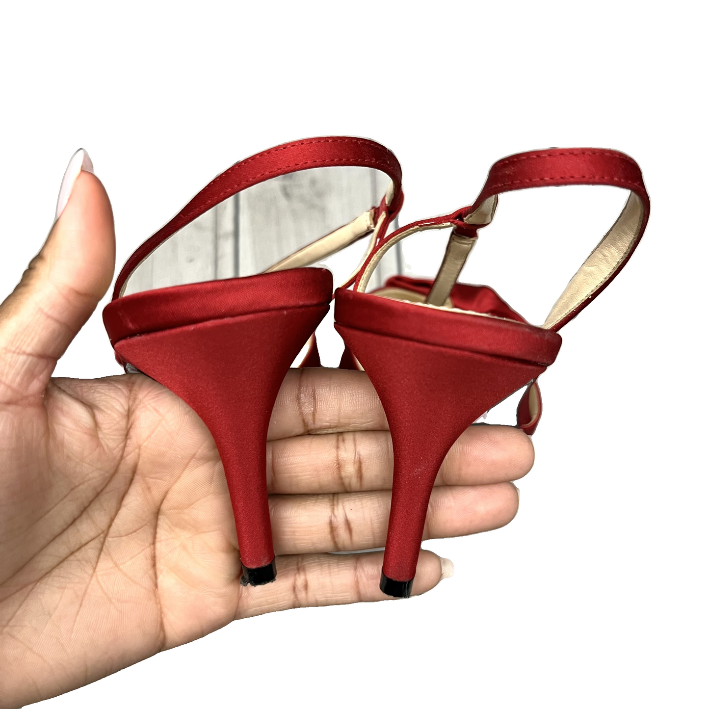 Shoes Heels Kitten By Nina In Red, Size: 9