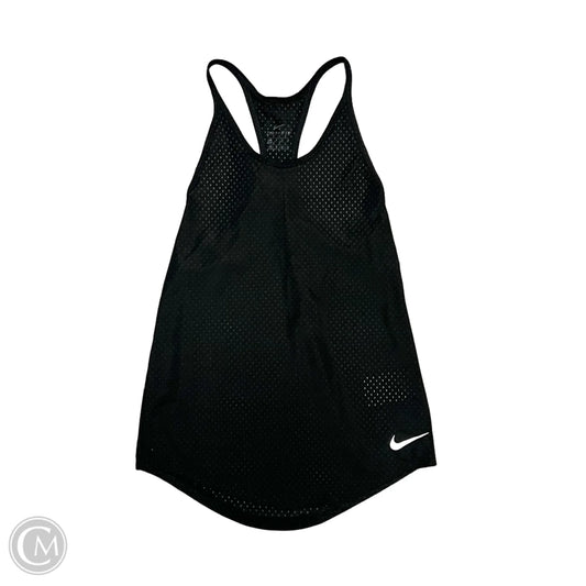 Athletic Tank Top By Nike In Black, Size: Xs