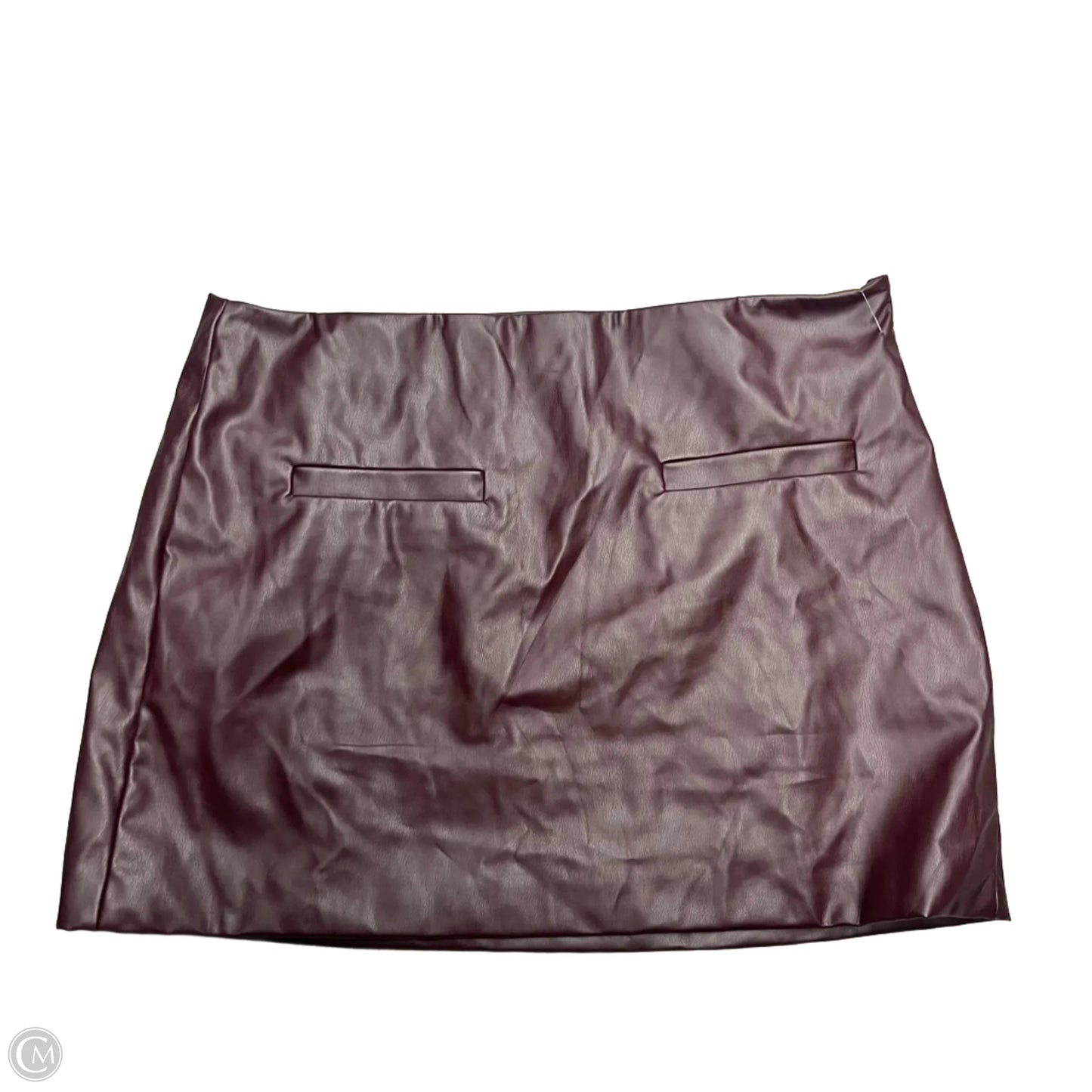 Skirt Mini & Short By A New Day In Red, Size: L