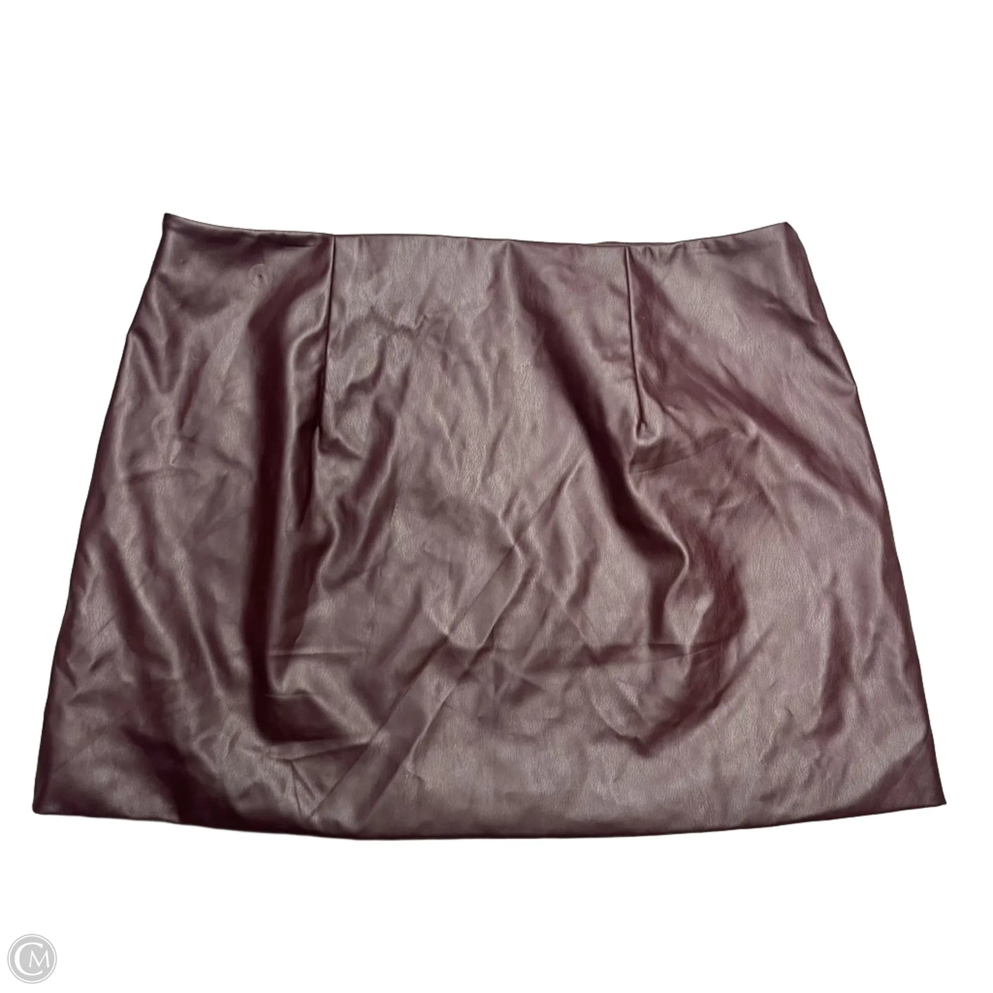 Skirt Mini & Short By A New Day In Red, Size: L