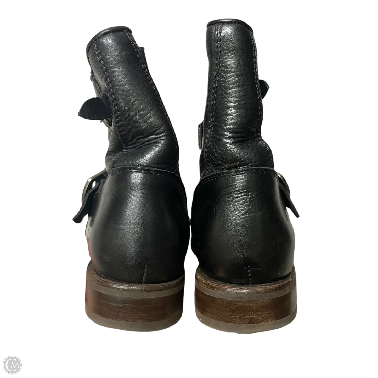 Boots Designer By Frye In Black, Size: 9