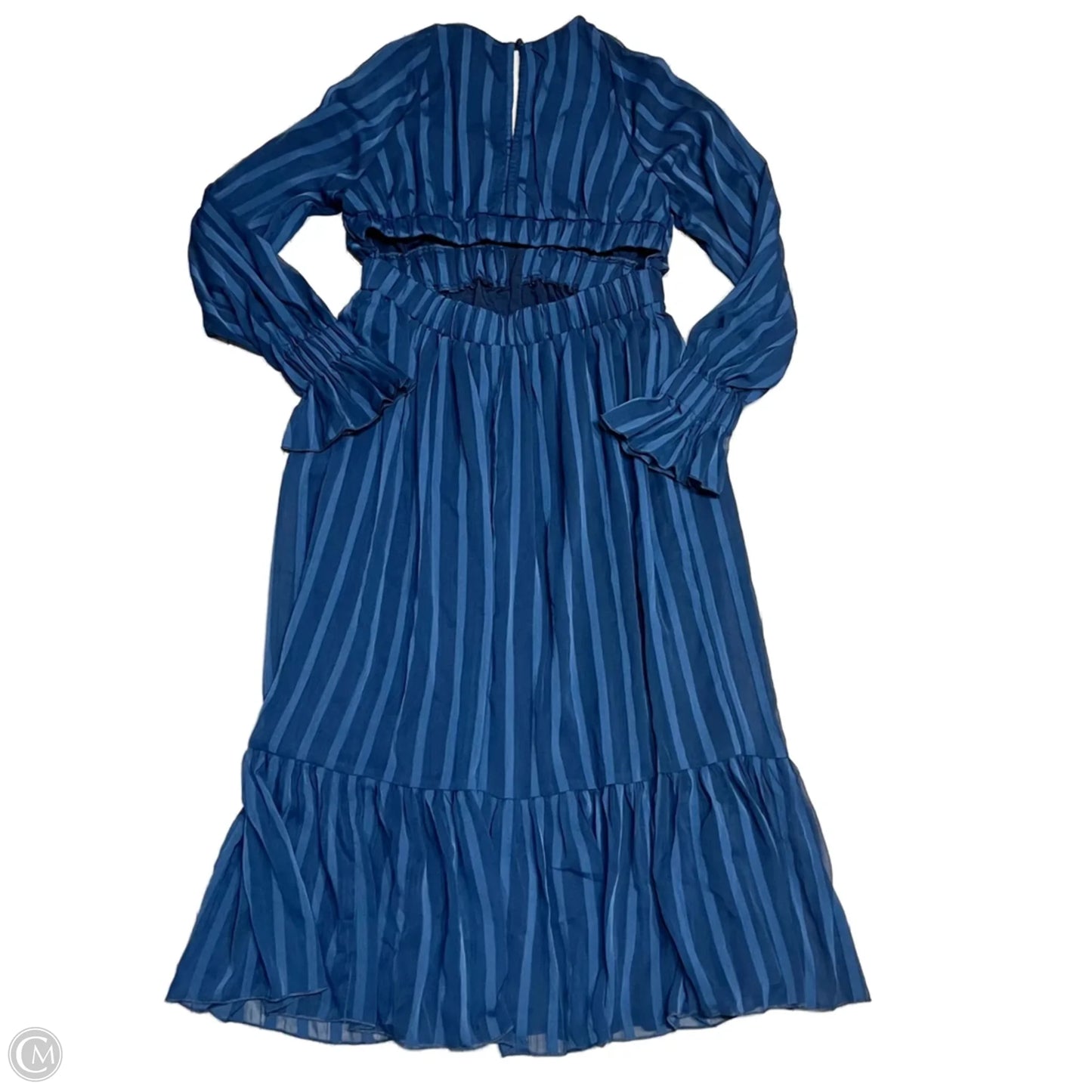Dress Casual Maxi By Asos In Blue, Size: M
