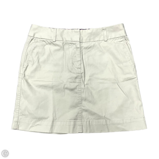 Skirt Mini & Short By Vineyard Vines In Cream, Size: 8