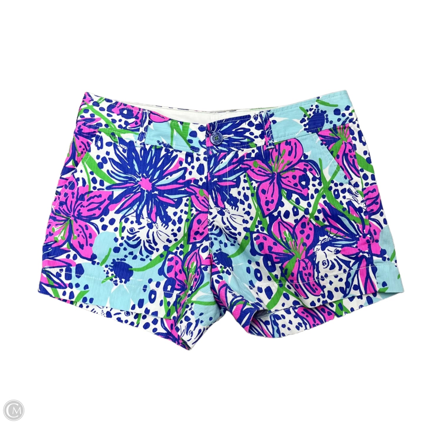 Shorts Designer By Lilly Pulitzer In Blue & Pink, Size: 6