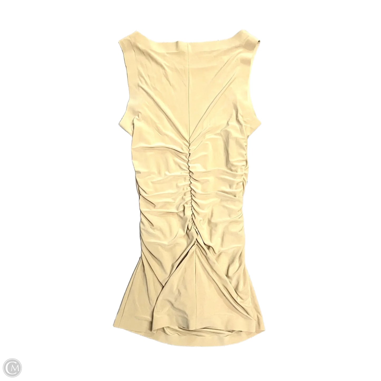 Dress Casual Short By Norma Kamali In Tan, Size: S