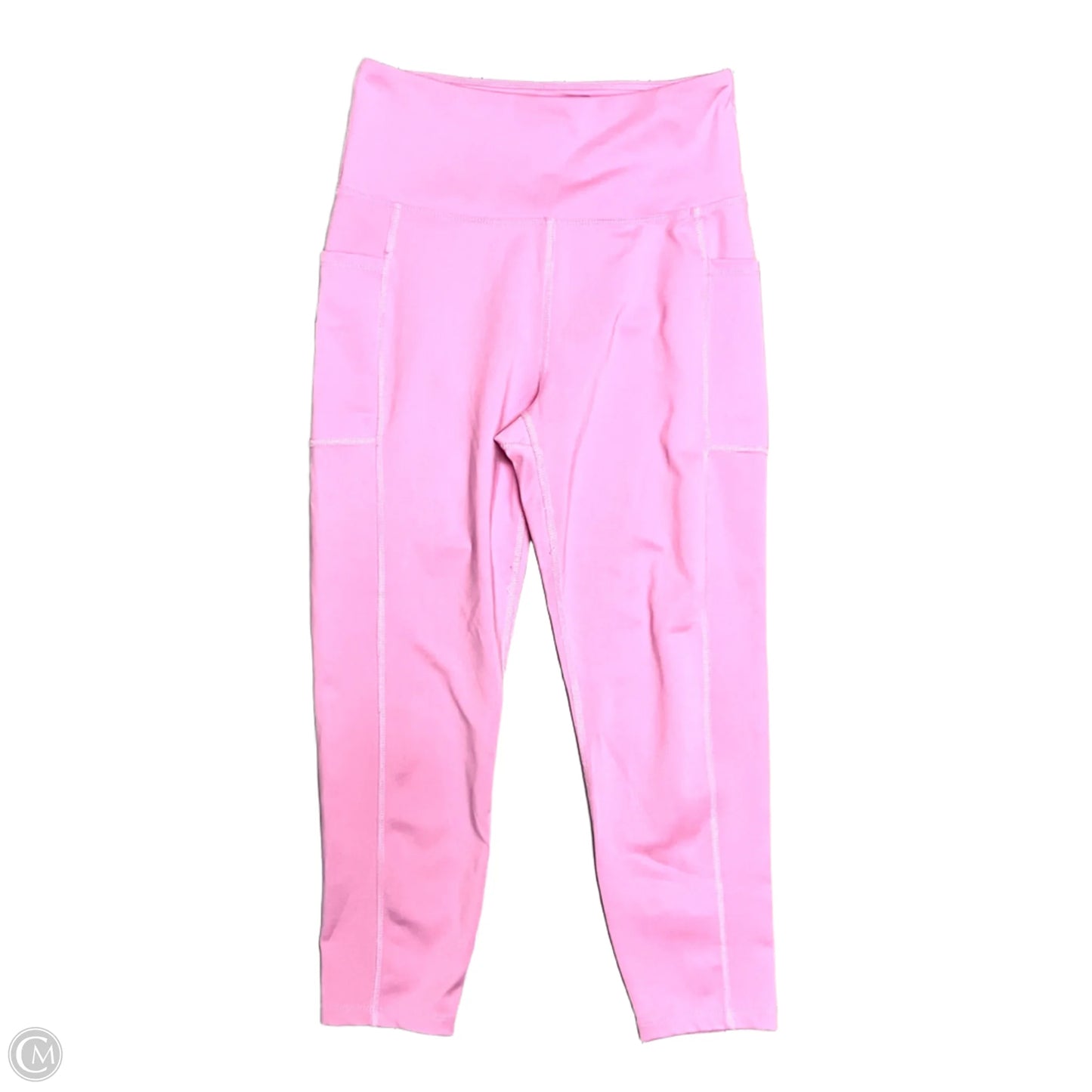 Athletic Leggings By Bally In Pink, Size: M