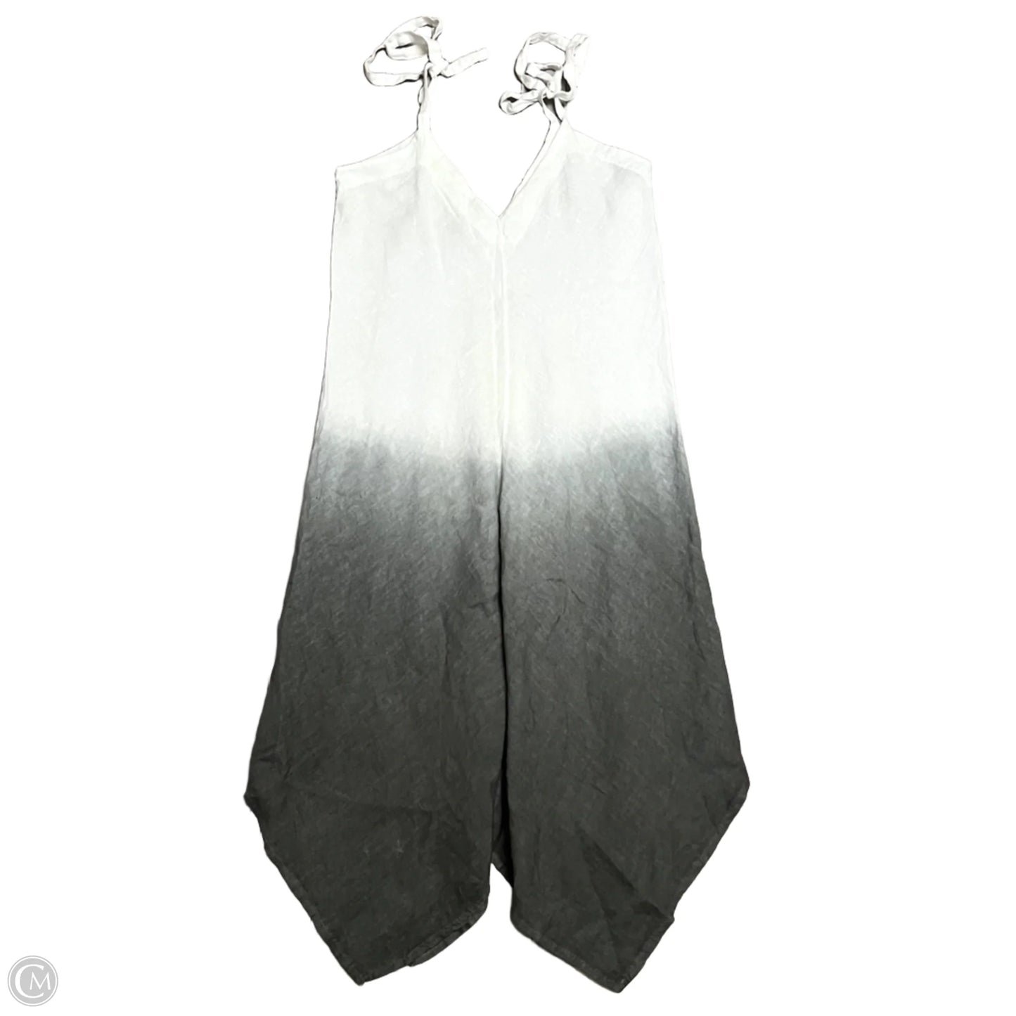 Dress Casual Midi In Grey & White, Size: M