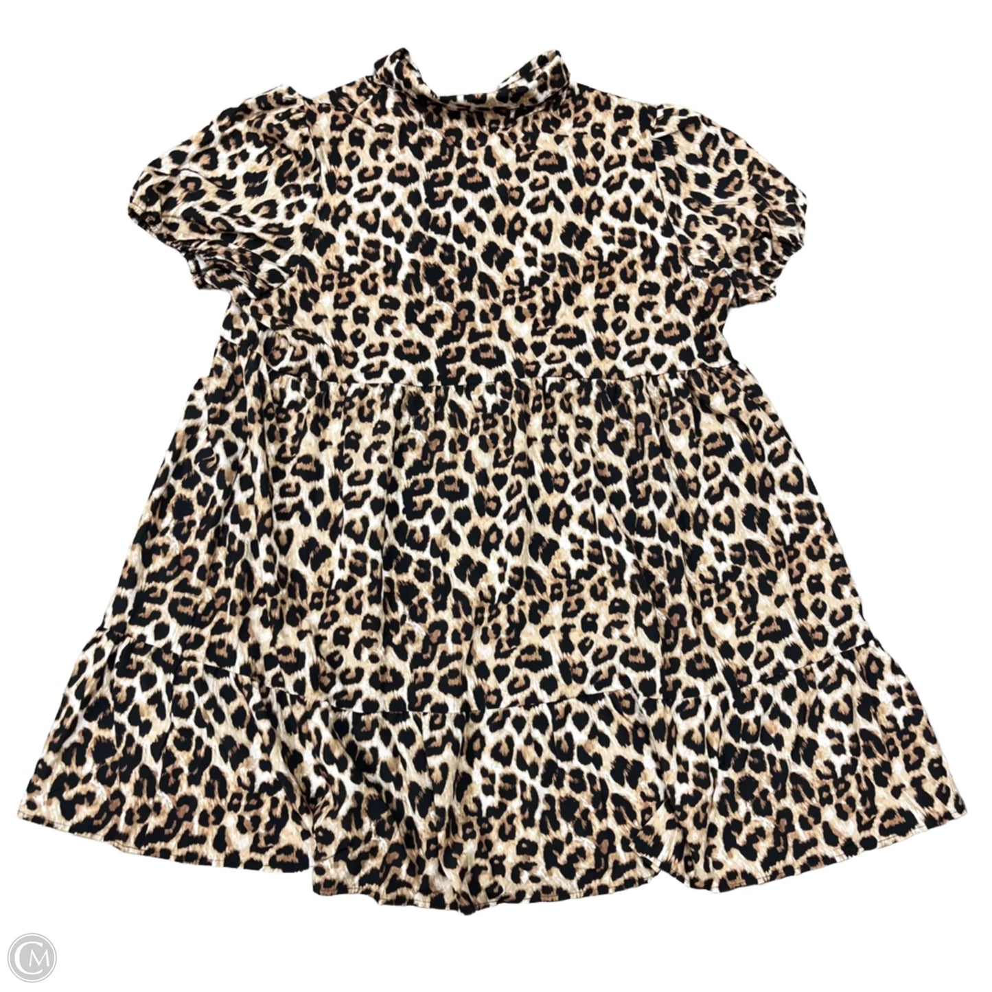 Dress Casual Short By Halife In Leopard Print, Size: 3x
