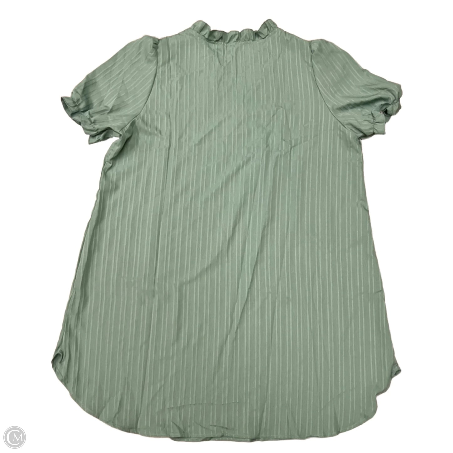 Dress Casual Short In Green, Size: 3x