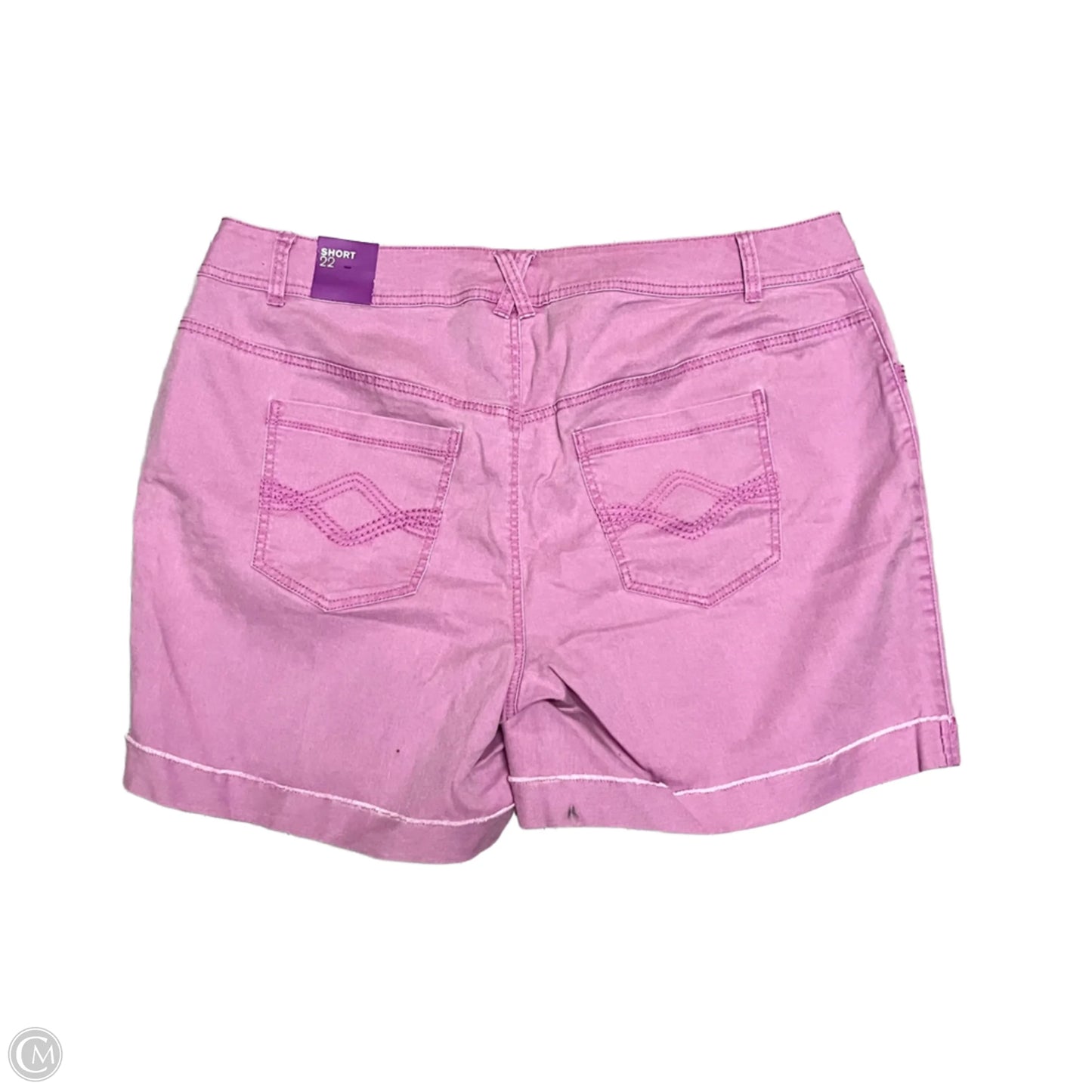 Shorts By Lane Bryant In Pink Denim, Size: 22