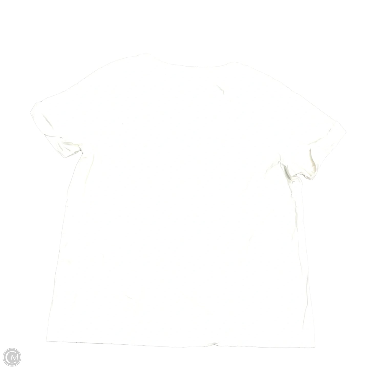 Top Short Sleeve Designer By Kate Spade In Red & White, Size: Xl
