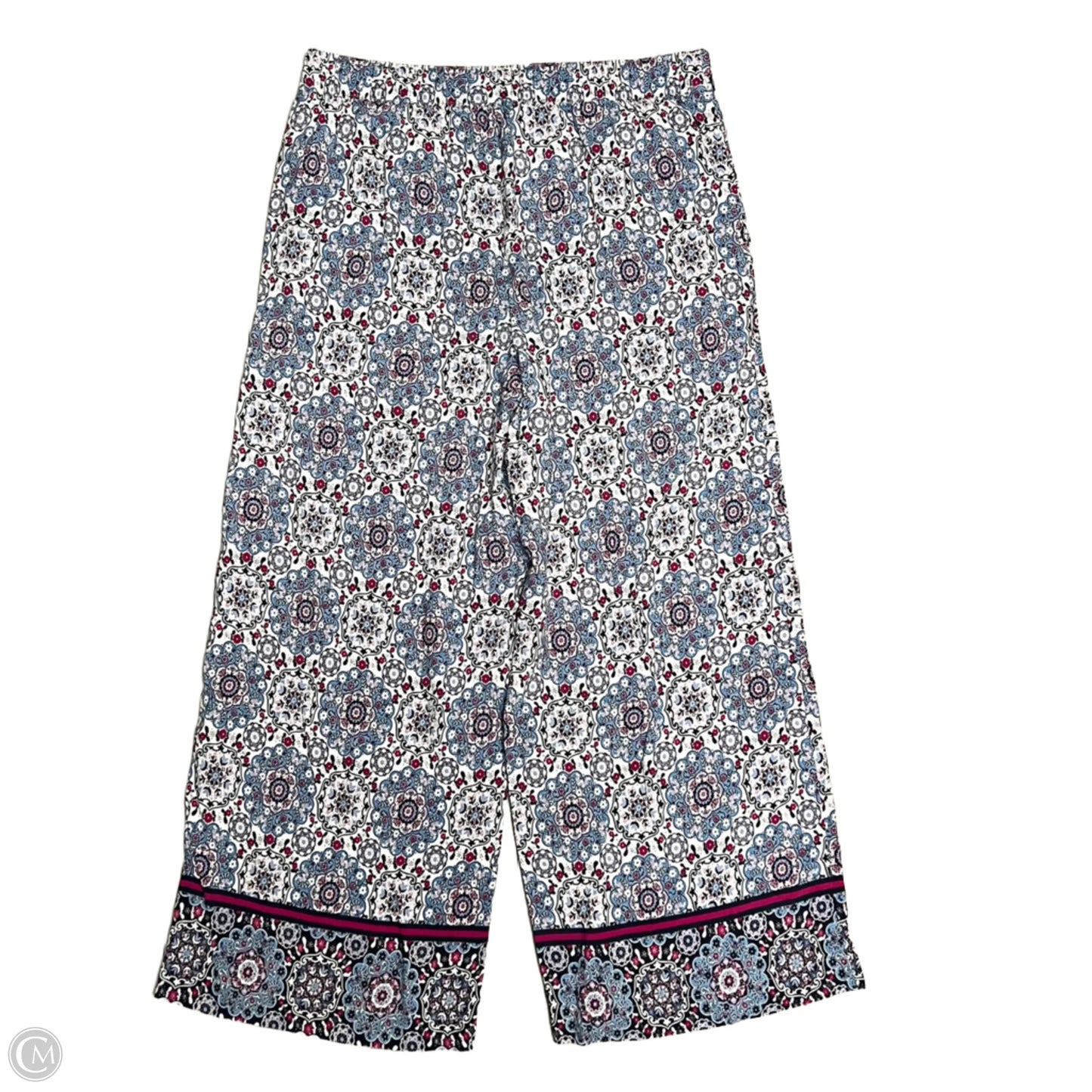Pants Wide Leg By Loft In Blue & Purple, Size: M