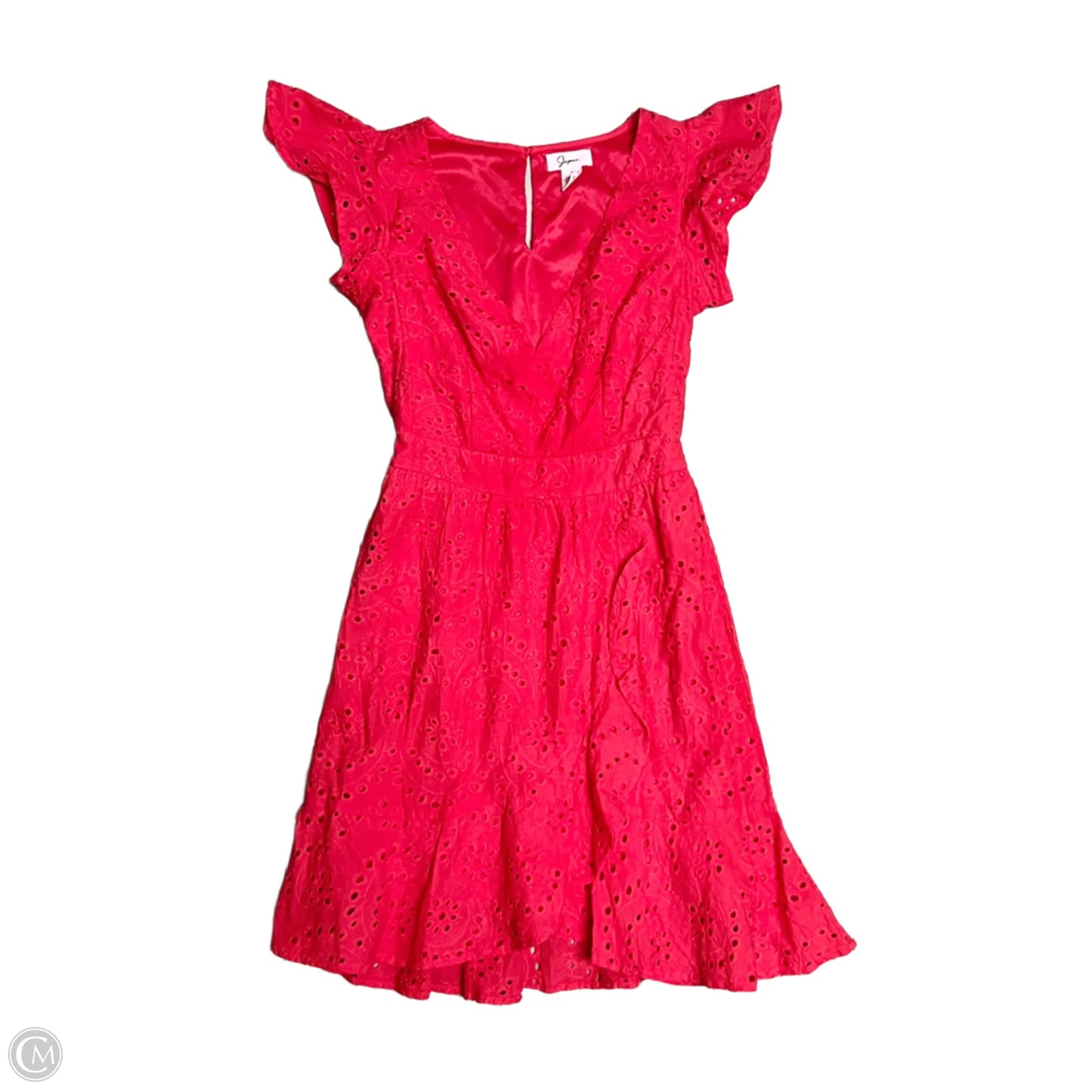 Dress Casual Short By Japna In Coral, Size: S