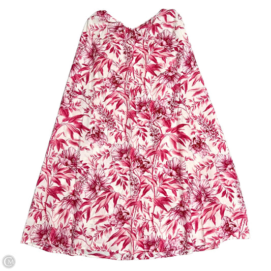 Dress Casual Maxi By H&m In Pink & White, Size: M