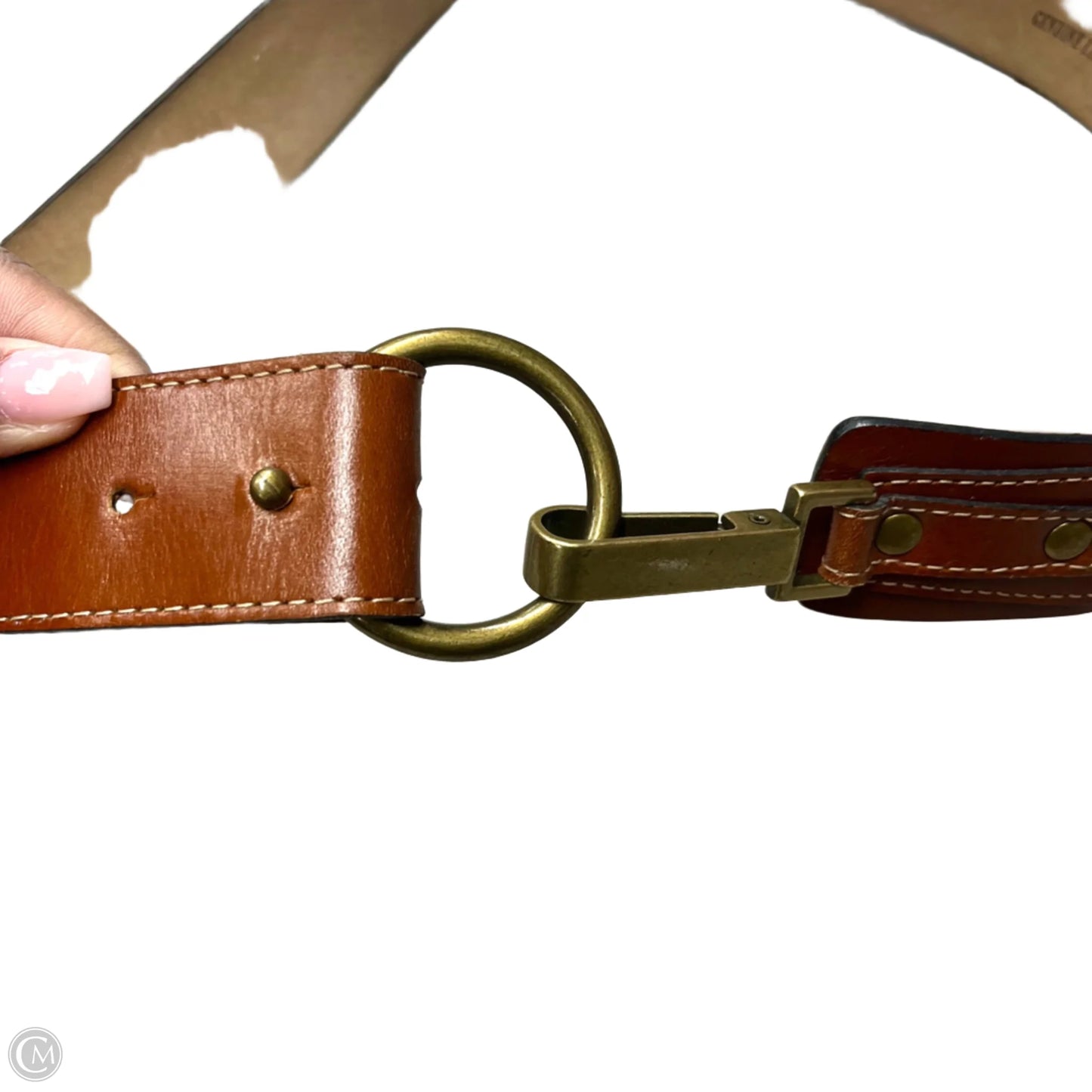 Belt Leather By Nordstrom, Size:Small