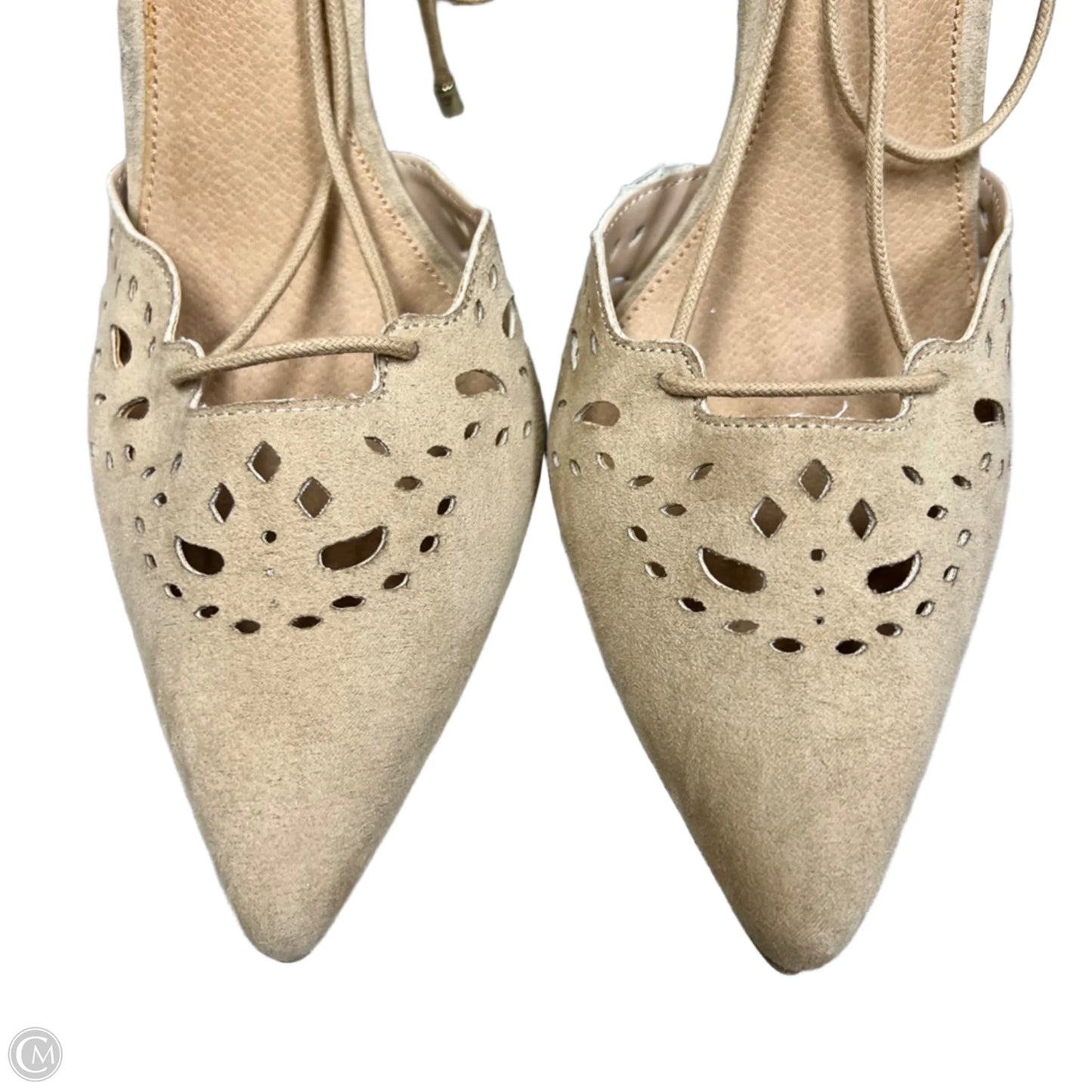 Shoes Heels Stiletto By Christian Siriano In Tan, Size: 9.5