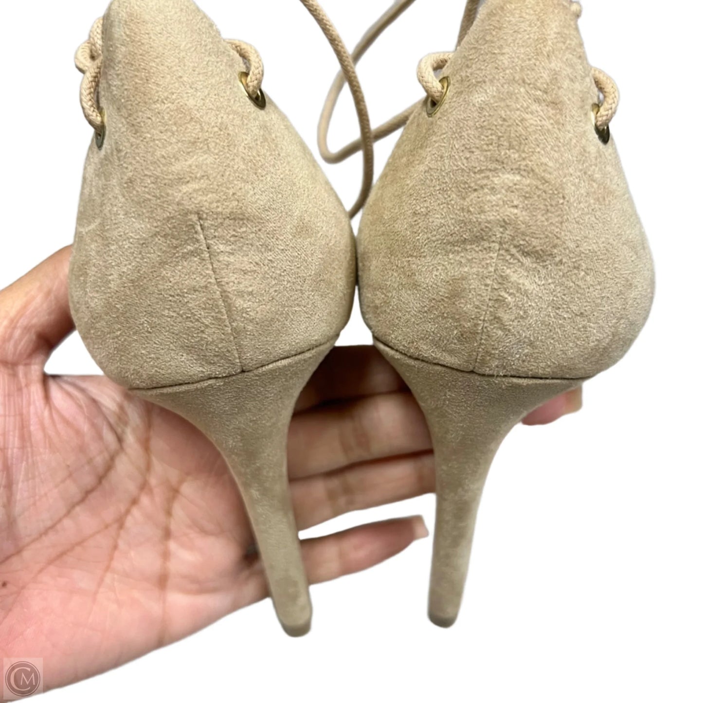 Shoes Heels Stiletto By Christian Siriano In Tan, Size: 9.5
