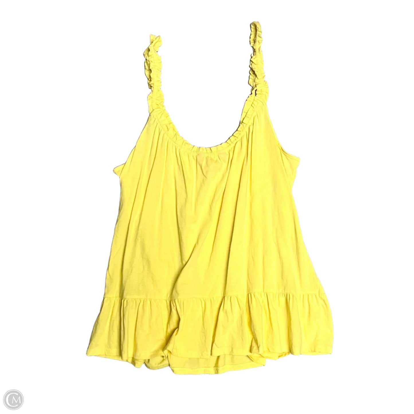 Top Sleeveless Designer By Lilly Pulitzer In Yellow, Size: L