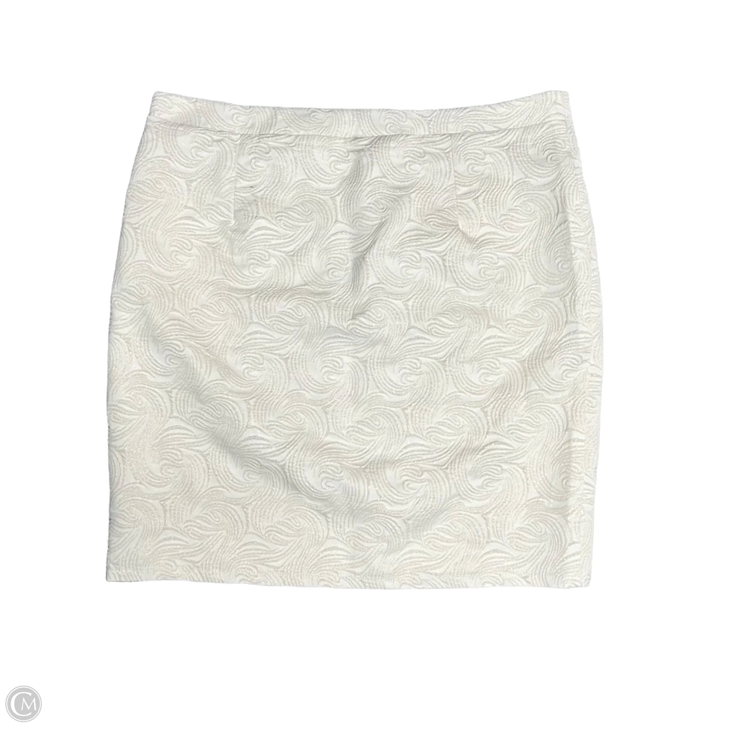 Skirt Mini & Short By Slinky Brand In Cream, Size: 3x