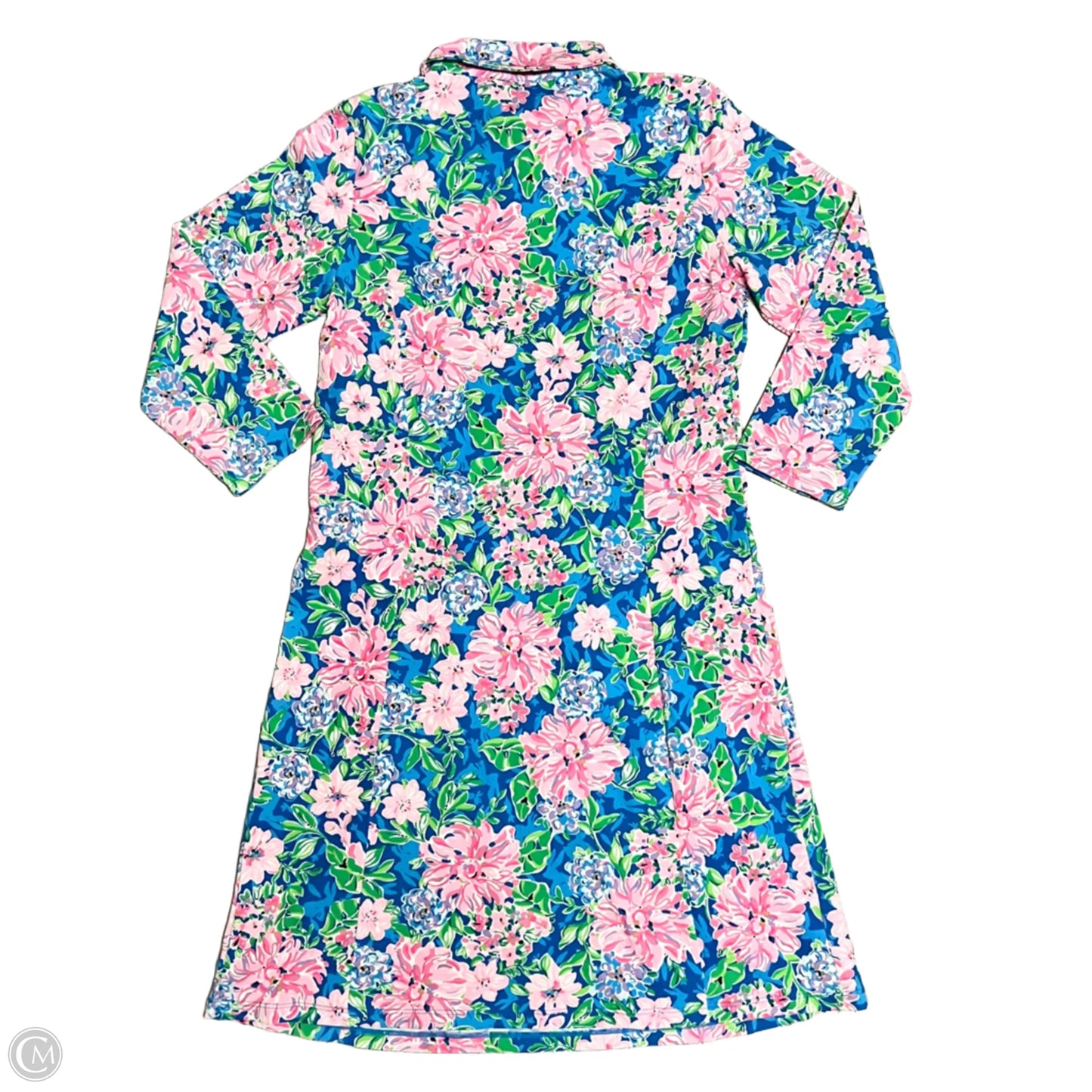 Dress Designer By Lilly Pulitzer In Blue & Pink, Size: M