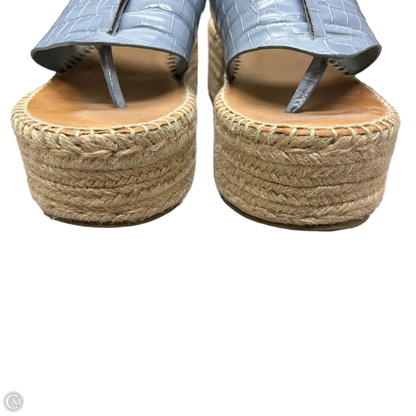 Sandals Heels Platform By Franco Sarto In Blue, Size: 10