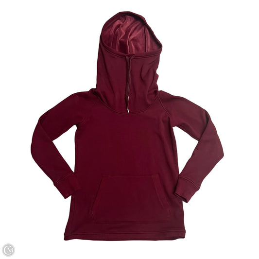 Sweatshirt Hoodie By Athleta In Red, Size: S