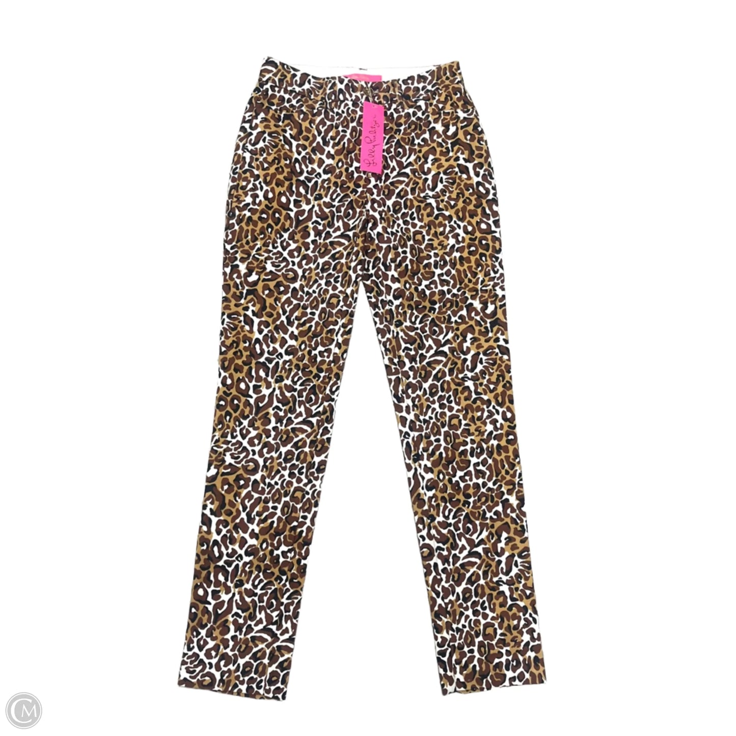 Pants Designer By Lilly Pulitzer In Leopard Print, Size: 0