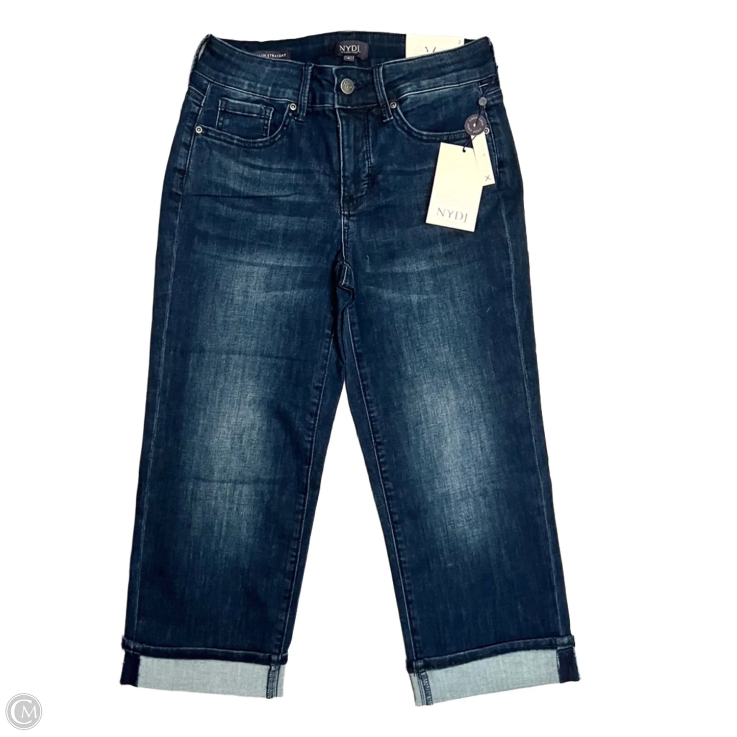 Jeans Straight By Not Your Daughters Jeans In Blue Denim, Size: 2